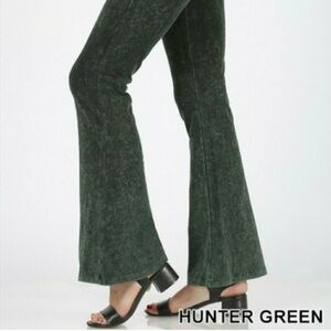 Zenana green flare yoga pant (Last Few)